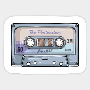 The Pretenders Vintage Classic Cassette Tape Sticker